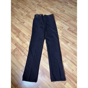 Wah Maker Pants Mens 32 X 35 Brown Canvas Frontier Cowboy Adjustable Pants Brown